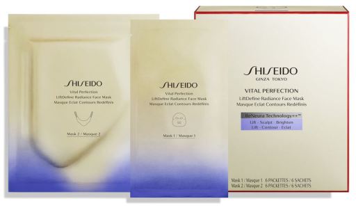 Shiseido Liftdefine Radiance Gezichtsmasker 6 stuks