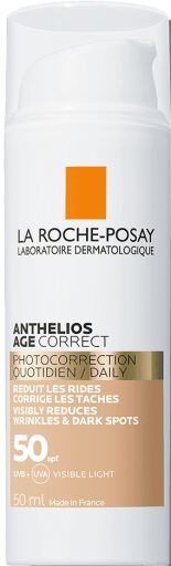 La Roche Posay Anthelios Age Correct Getinte Zonnebrandcr&egrave;me SPF50 50 ml