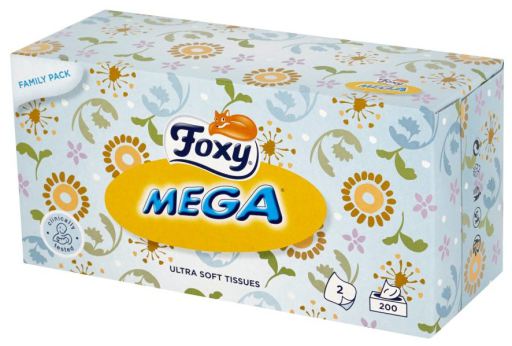 Foxy Mega Soft Gezichtsreinigingsdoekjes 200 stuks