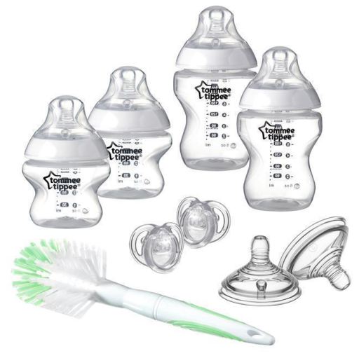 Closer to Nature 6-delige witte babyfles startersset