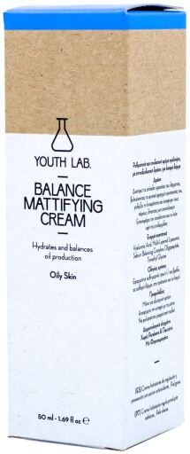 Youth Lab Balance Matterende Cr&egrave;me voor Vette Huid 50 ml