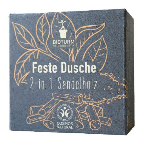 Biotrum Vaste Douche 2 in 1 Vegan Sandelhout 100 gr