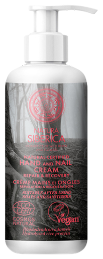Natura Siberica Hand- en nagelcr&egrave;me reparatie en herstel 250 ml