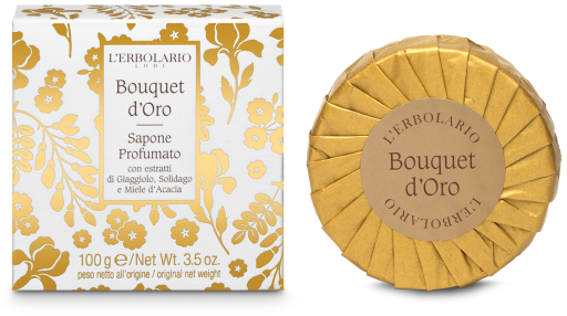 L'Erbolario Bouquet d'Oro Geparfumeerde Zeep 100 gr