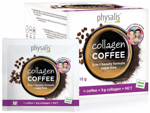 Physalis Collageen Arabica Koffie 100% 12x10 gr