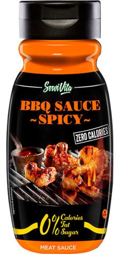 Servivita Zoute Saus 0% Calorie&euml;n Pittige Barbecue 320 ml