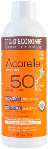 Acorelle Navulling Kinderzonnespray SPF50 150 ml