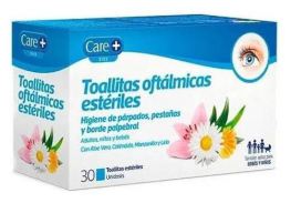 Care+ Steriele oogdoekjes 30 stuks
