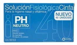 Cinfa Nasale enkelvoudige dosis fysiologische oplossing 40 eenheidsdoses