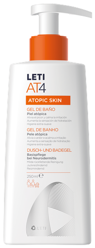 Leti AT4 Badgel voor atopische huid 250 ml