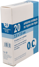 Non-woven verbanden 7,5x7,5 cm 20 stuks