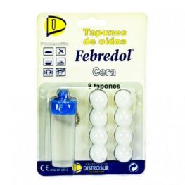 Febredol Wax Oordopjes 8 stuks