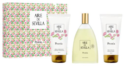 Aire De Sevilla Set Peonia Eau de Toilette 150 ml + 2 Stuks