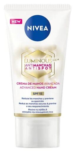 Nivea Luminous 630 Anti-Vlek Handcr&egrave;me SPF 15 50 ml