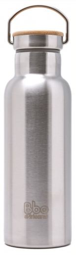 Irisana Thermo Bbo Fles met Bamboe Dop 500 ml