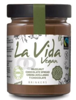 Biocop Chocolade en Hazelnootcr&egrave;me La Vida Vegana 270 gr