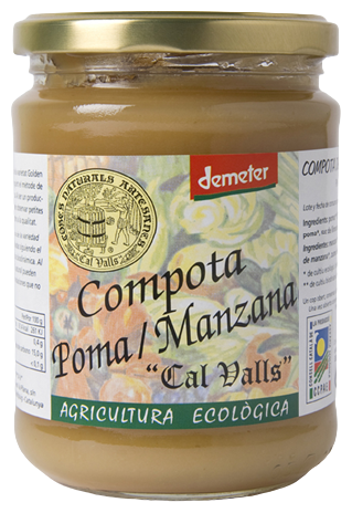 Cal Valls Biologische Appelcompote 400 gr