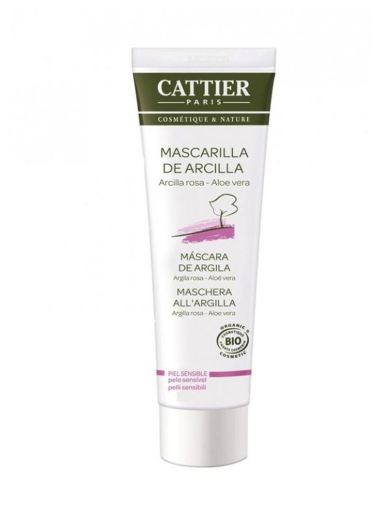 Roze Klei Gezichtsmasker Gevoelige Huid 100 ml