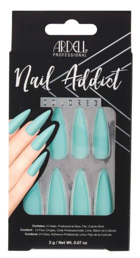 Ardell Nail Addict Kunstnagels Mat Blauw