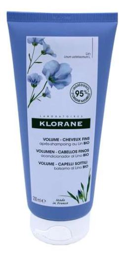 Klorane Volumizing Conditioner met Linnen Vezels 200 ml