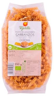 vegetalia Biologische Glutenvrije Kikkererwten Spiralen 250 gr