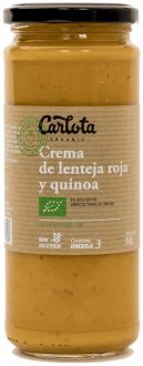 Carlota Organic Rode Linzen en Quinoa Cr&egrave;me 450 gr