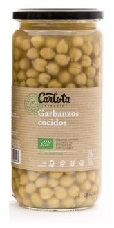 Carlota Organic Gekookte Kikkererwten 720 gr