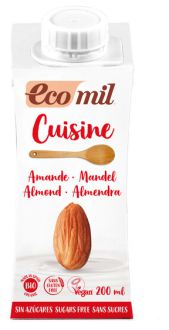 Ecomil Biologische Amandelcr&egrave;me om mee te koken 200 ml