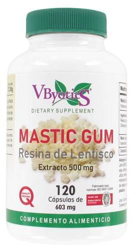Vbyotics Mastiekgom Mastiekharsextract 120 Capsules