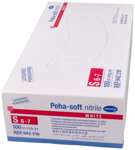 Peha Zachte Nitril Handschoenen Wit 100 stuks