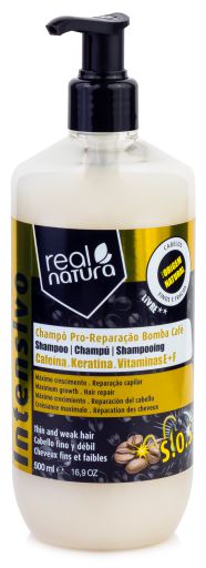 Real Natura Zoutvrije Pro Repair Shampoo Bomba Cafe 500 ml