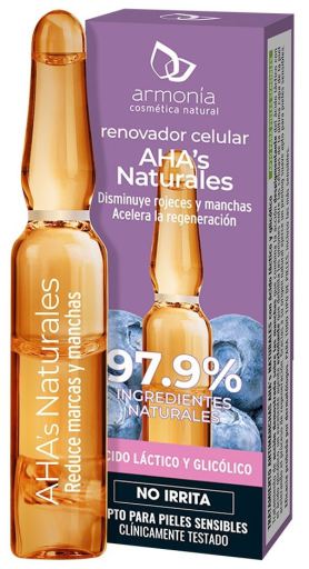 Armon&iacute;a Cosm&eacute;tica Natural AHA's natuurlijke ampullen