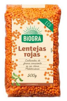 Biogra Rode Linzen 500 gr