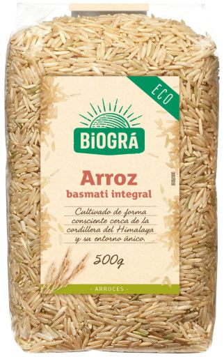 Biogra Basmati+ Bruine Rijst 500 gr