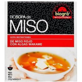 Biogra Miso Soep Met Zeewier 4 x 40 gr