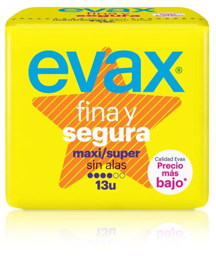 Evax Fijn en Veilig Maxi Zonder Vleugels 13 Stuks