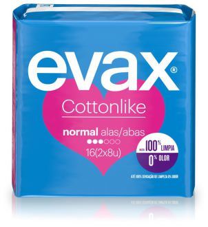 Evax Katoenachtige normale vleugels comprimeren