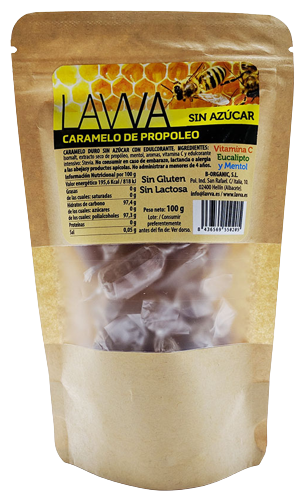 Lavva Zakje met propolis, vitamine C en menthol snoepjes