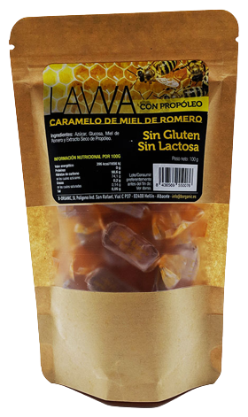 Lavva Rozemarijn Honing en Propolis Snoepjes Zak 100 gr