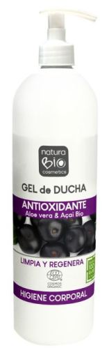 NaturaBIO Cosmetics Aloe & A&ccedil;ai Antioxidant Douchegel 740 ml
