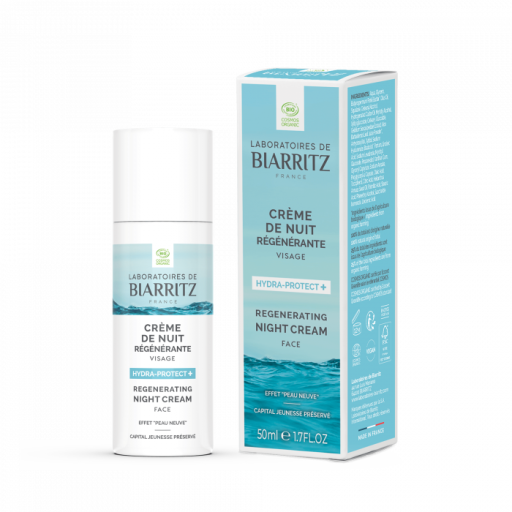 Laboratoires de Biarritz Hydra Protect+ Regenererende Nachtcr&egrave;me 50 ml