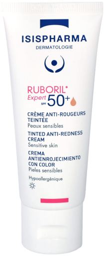 Isispharma Dermatologie Ruboril Expert Anti-Roodheid Getinte Cr&egrave;me Spf50+ 40 ml