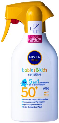 Nivea Zonnespray Solar Baby's & Kids Sensitive SPF 50+ 270 ml
