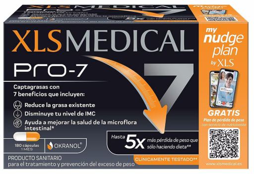 XLS Medical XL-s Pro 7 Nudge 180 tabletten