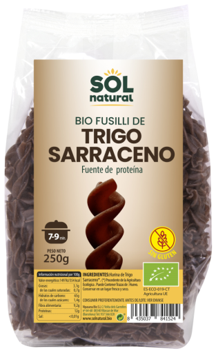 Fusilli Boekweit Glutenvrij Bio 250 gr