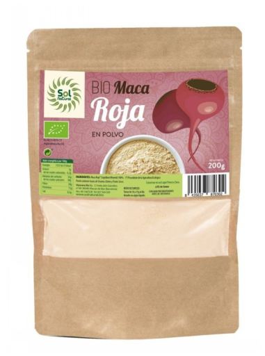 Biologische Rode Maca Poeder 200 gr
