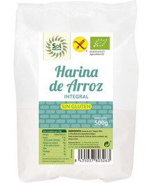 Sol Natural Biologische Glutenvrije Bruine Rijstmeel 500 gr