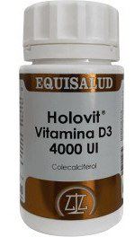 Equisalud Vitamine D3 4000 IE Cholecalciferol 50 Capsules