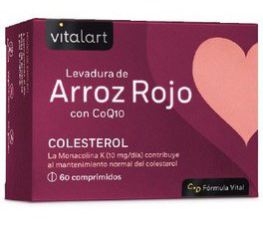 Vitalart Rode Rijst Coq10 Cholesterol 60 Tabletten