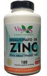 Vbyotics Zinkbisglycinaat 25 mg 180 tabletten